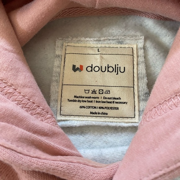 DOUBLJU women’s basic lightweight pullover hoodie - Picture 3 of 7